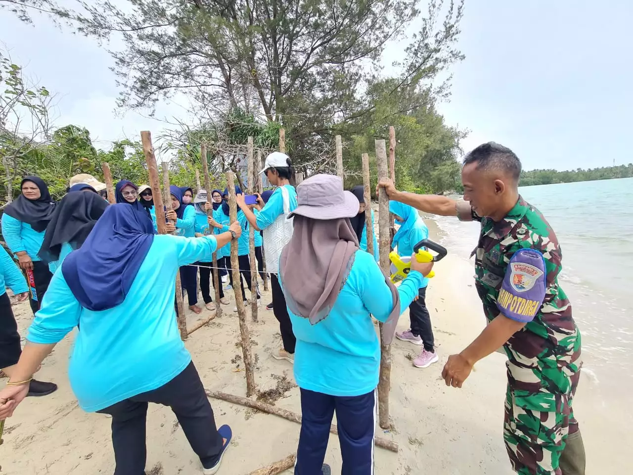 Brgm Ri Dan Tni Au Lanud Rsa Bersinergi Mendidik Masyarakat Natuna